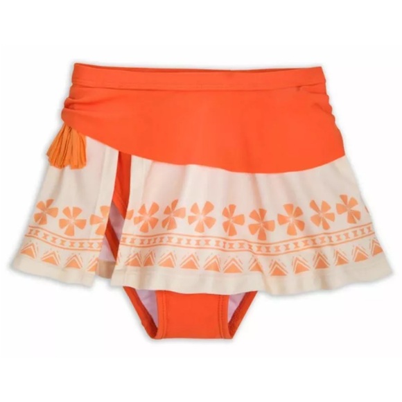 Disney’s Moana Girls Size 7/8 Tankini Swimsuit Set - Picture 7 of 8